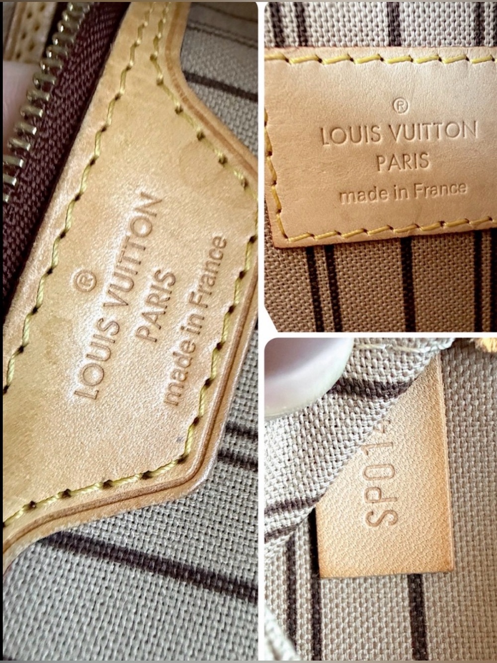 Louis vuitton MM neverfull monogram shoulder bag tote + box - Picture 12 of 16